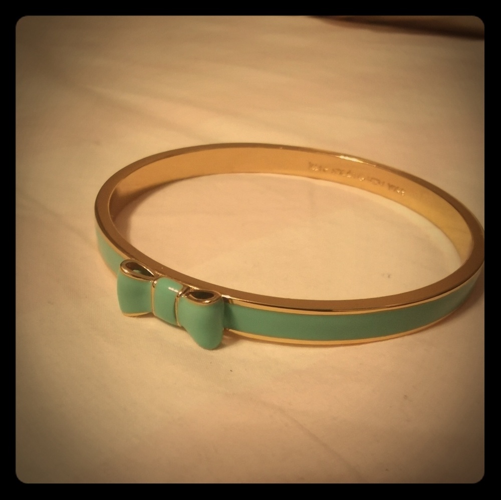 Kate Spade Teal Bow Bangle